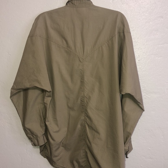 FREEGO Western Style Beaded Snap Button shirt size large - Picture 7 of 10